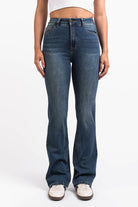 Taylor 02High Bootcut Jeans - Vintage Blue
