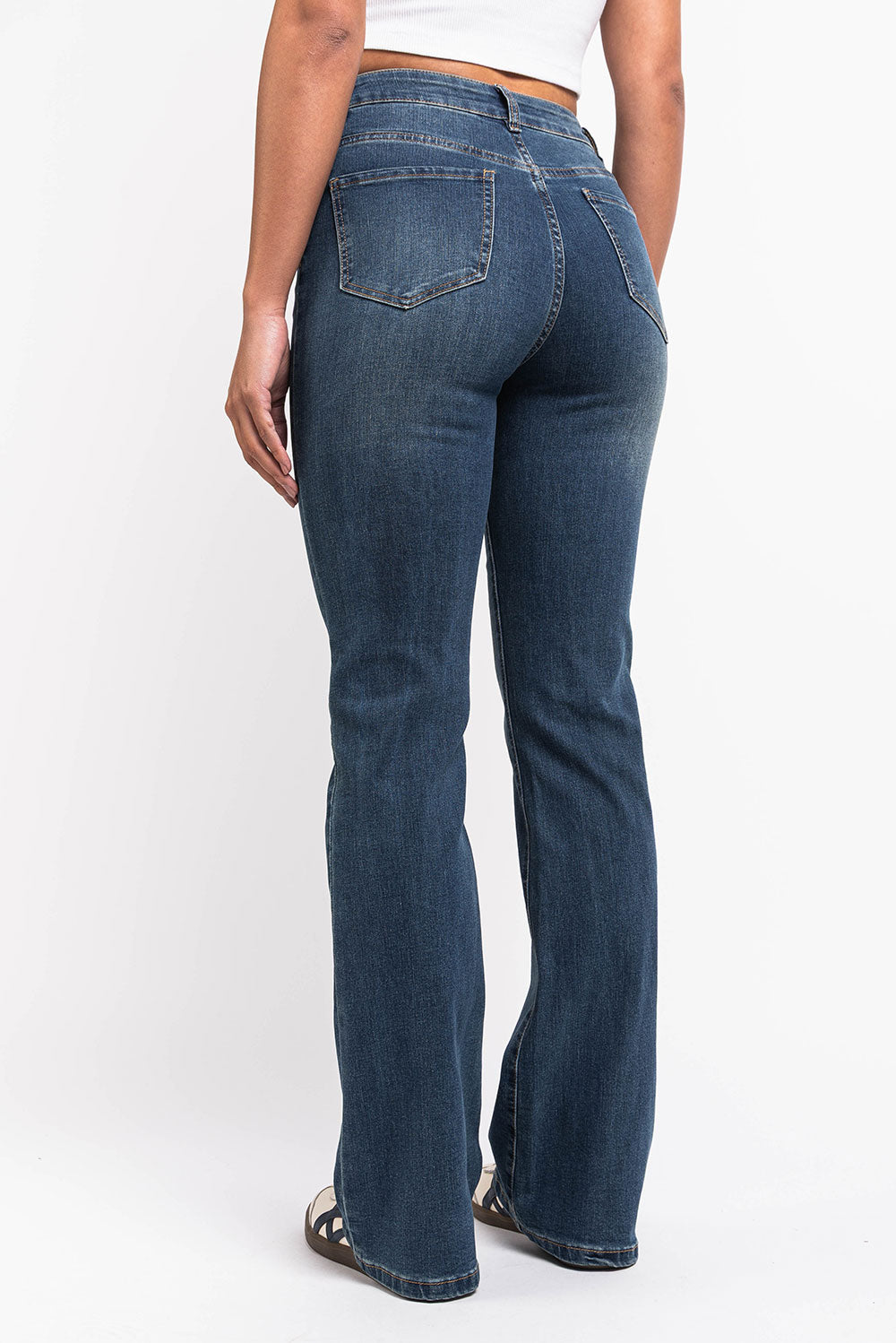 Taylor 02High Bootcut Jeans - Vintage Blue