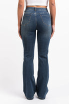 Taylor 02High Bootcut Jeans - Vintage Blue