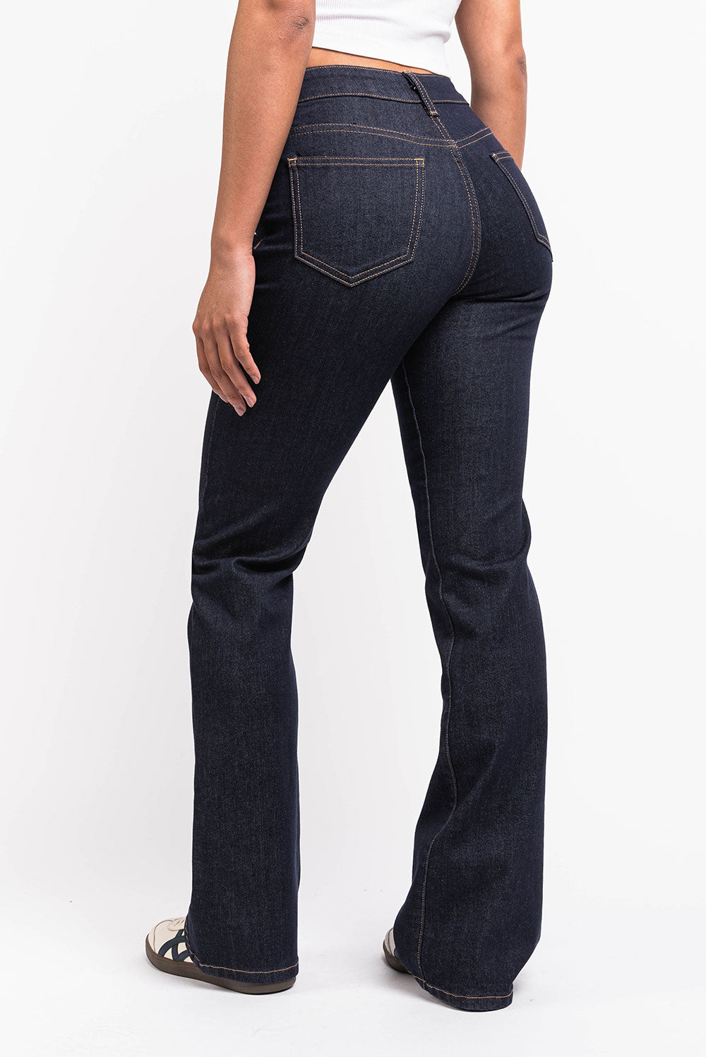 Taylor 02Mid Bootcut Jeans - Raw Denim