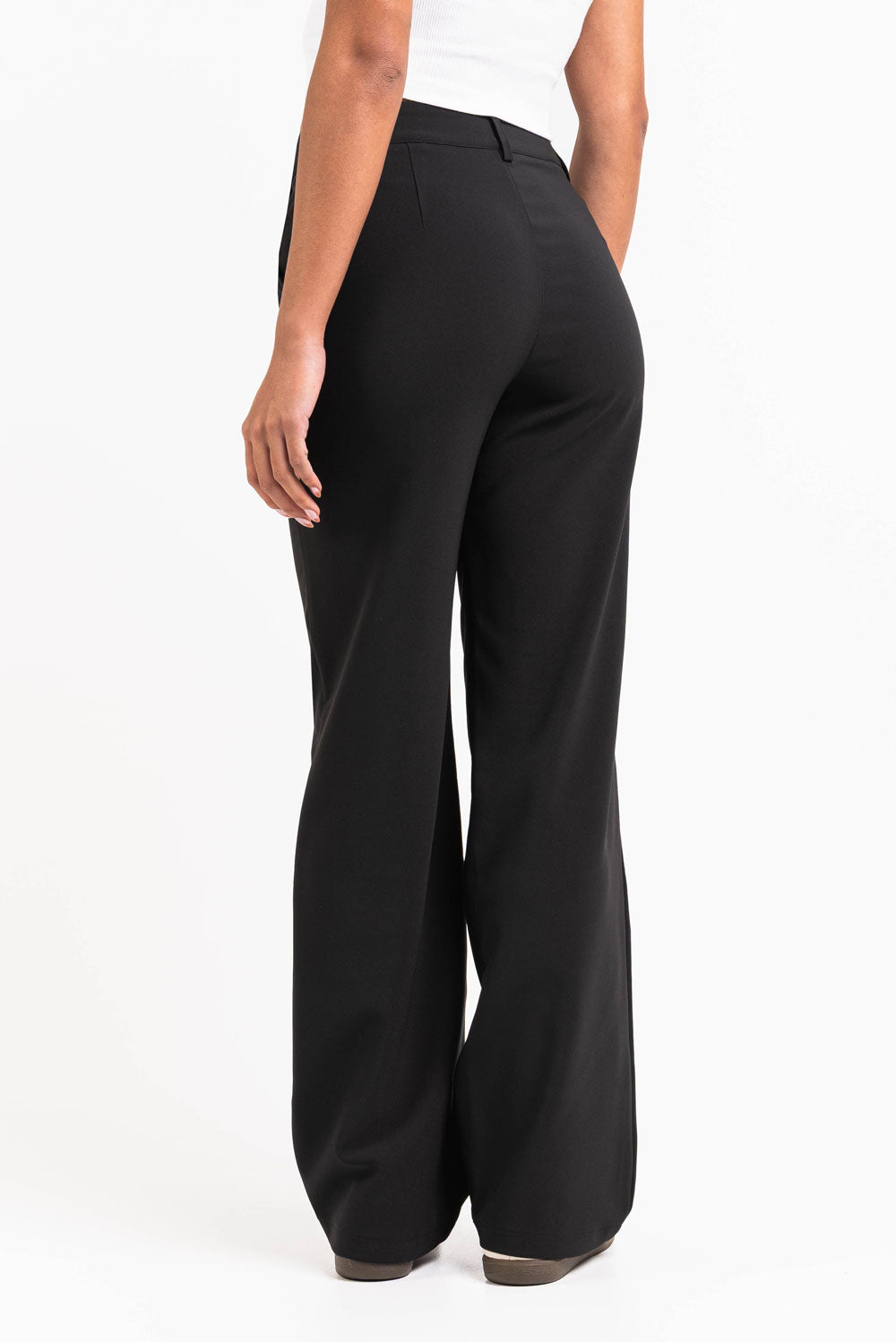 Nova 01High Straight Suit Pants - Black – MADLADY