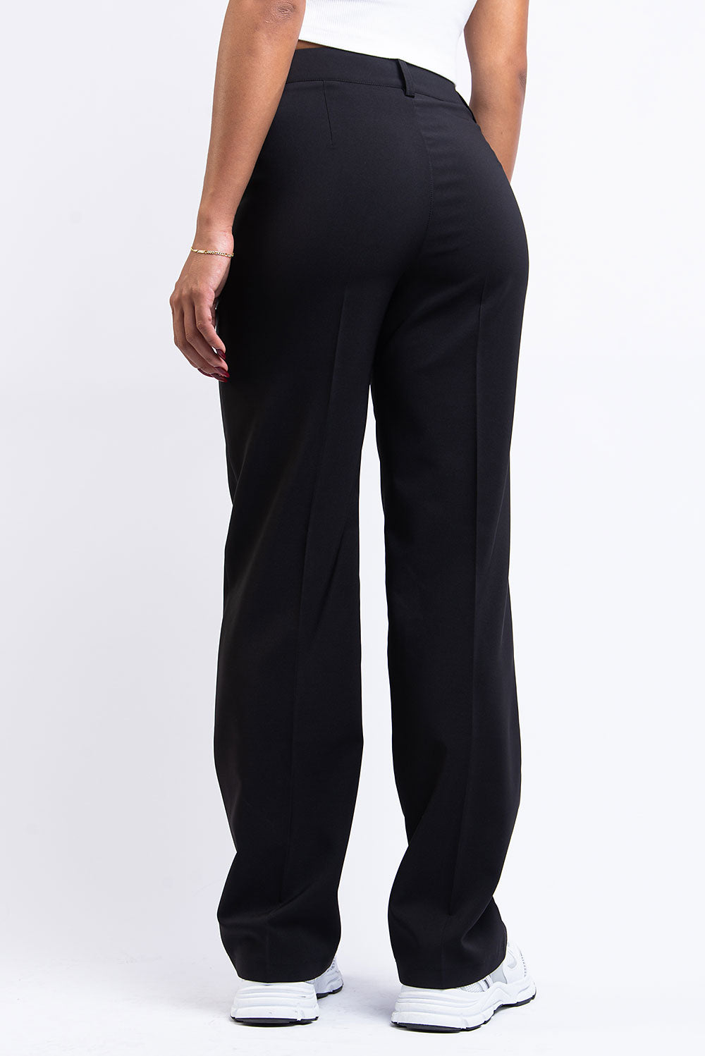 Nova 02High Straight Suit Pants - Black – MADLADY
