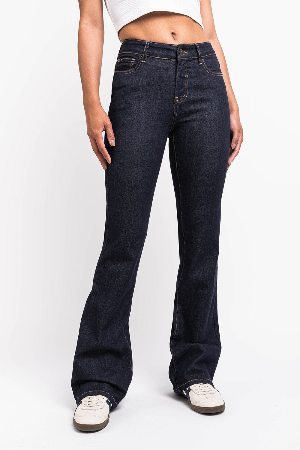 Taylor 02Mid Bootcut Jeans - Raw Denim