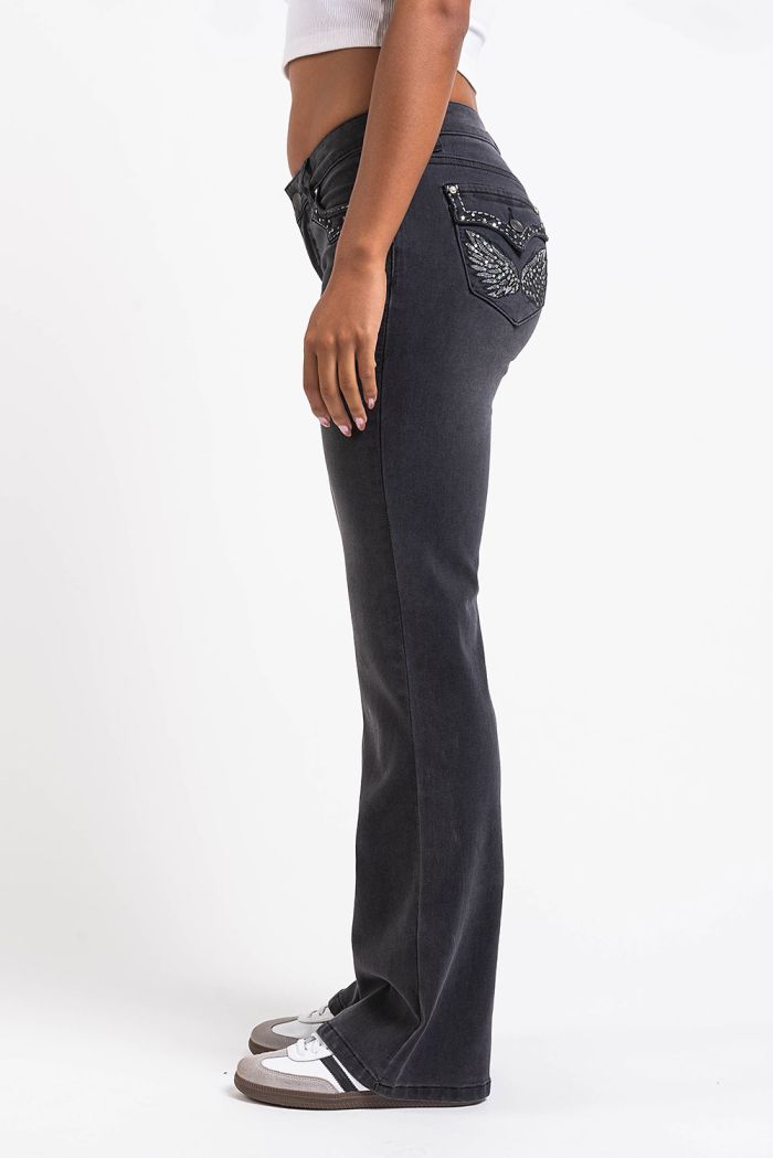 Taylor 01Low Bootcut Jeans Vintage Blue MADLADY Taylor 01Low Bootcut Jeans Vintage Blue MADLADY