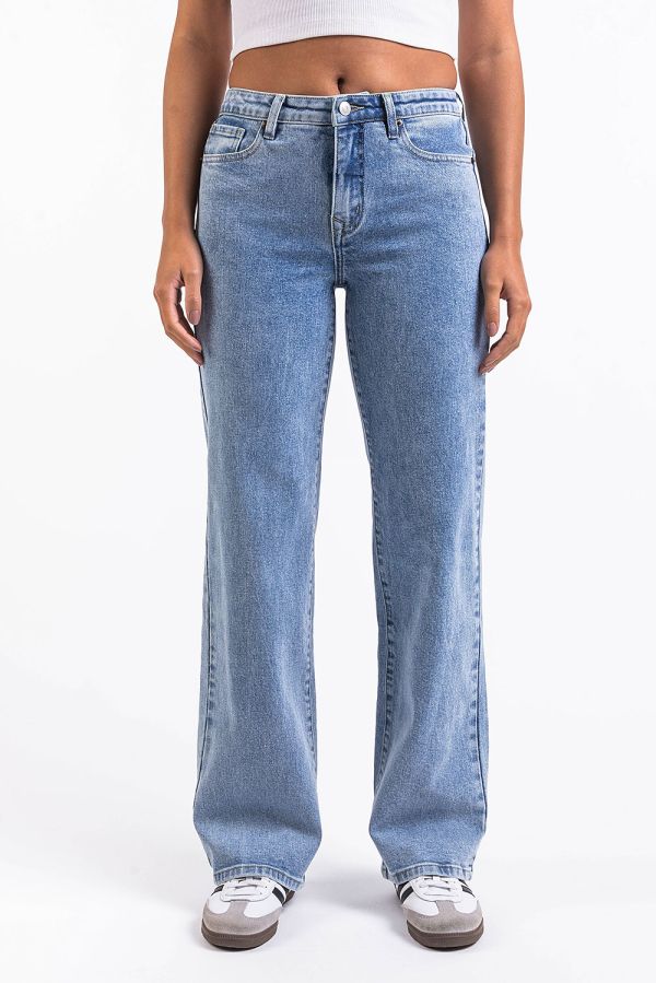 Dina 02Mid Straight Jeans