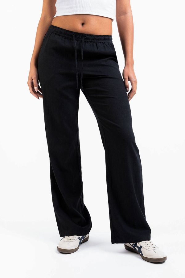 Mila 01Mid Straight Linen Pants