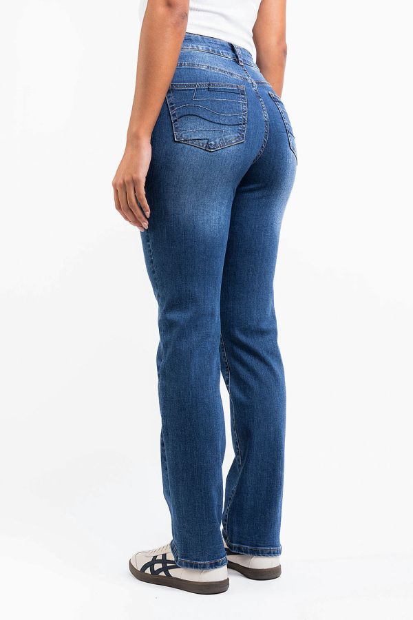 Ingrid 01High Straight Jeans